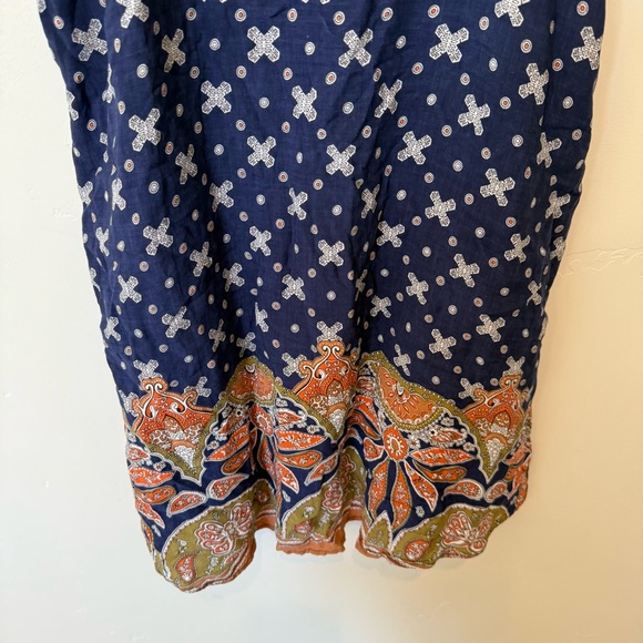 Umgee Sleeveless Boho Crocheted Mini Dress Womens Size Medium Casual Paisley - Picture 3 of 9